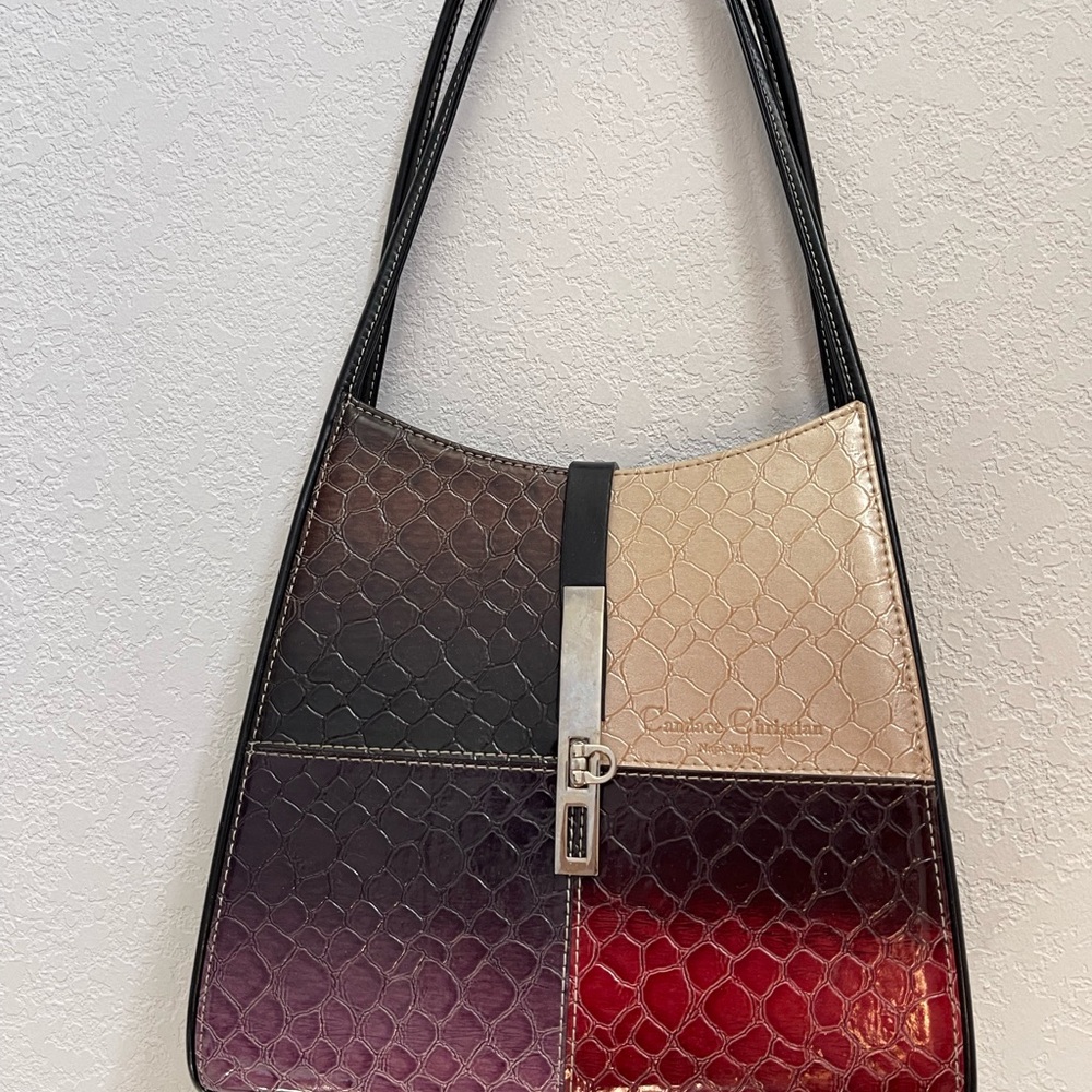 Siren Core Vintage Shoulder Bag Croc Embossed